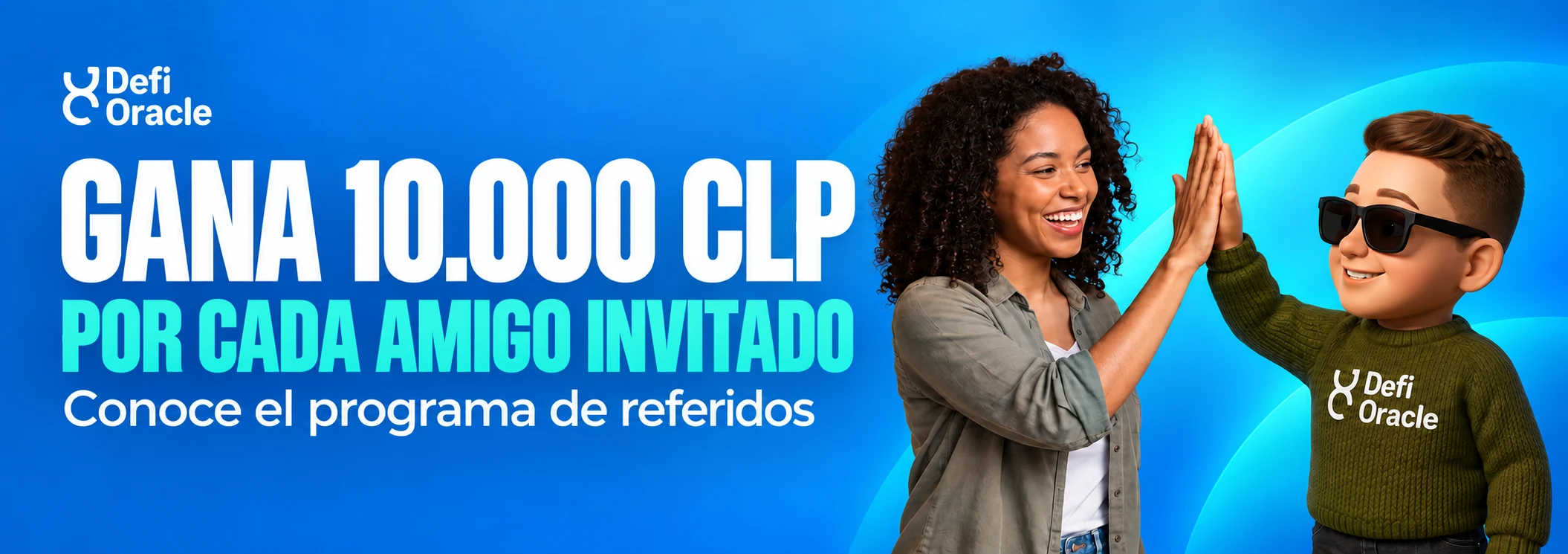 Gana 10.000 CLP por cada amigo invitado. Conoce el programa de referidos.