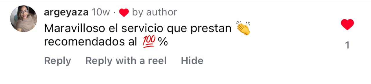 Comentario de cliente